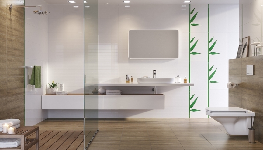 Bambusowa łazienka - poczucie przytulnego klimatu i odprężenia