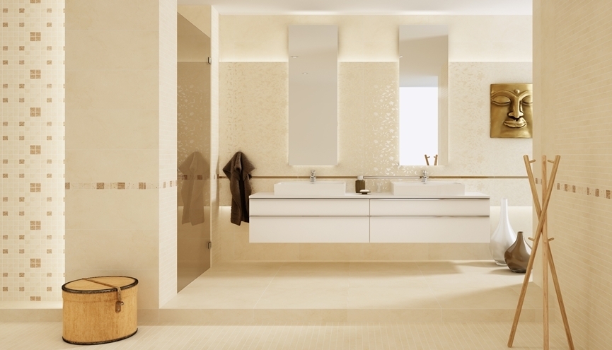 Płytki imitujące marmur, czyli łazienka urządzana w stylu modernistycznym