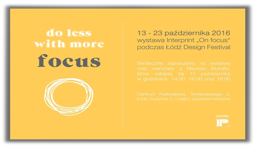 Interprint zaprasza na łódzkie święto designu