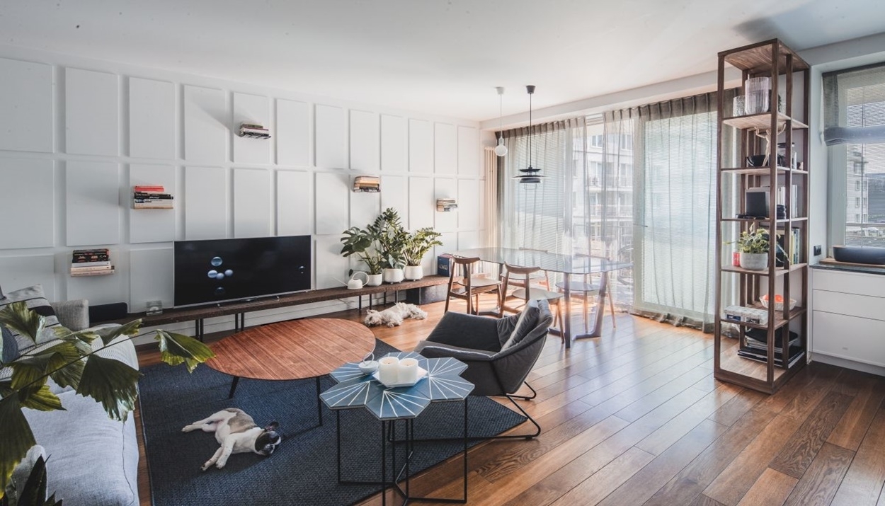 Zaglądamy do minimalistycznego apartamentu na Żoliborzu