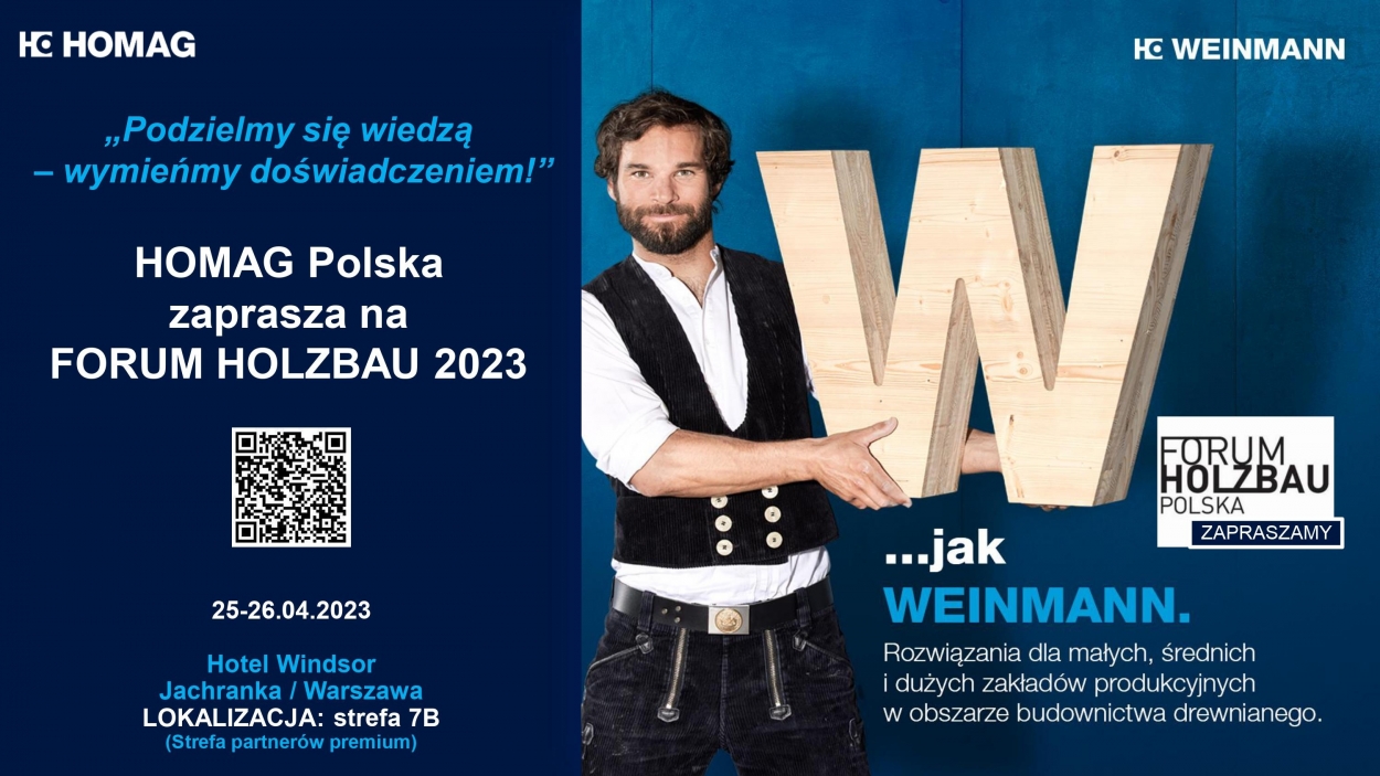 Podzielmy się wiedzą, wymieńmy doświadczeniami podczas Forum HOLZBAU 2023