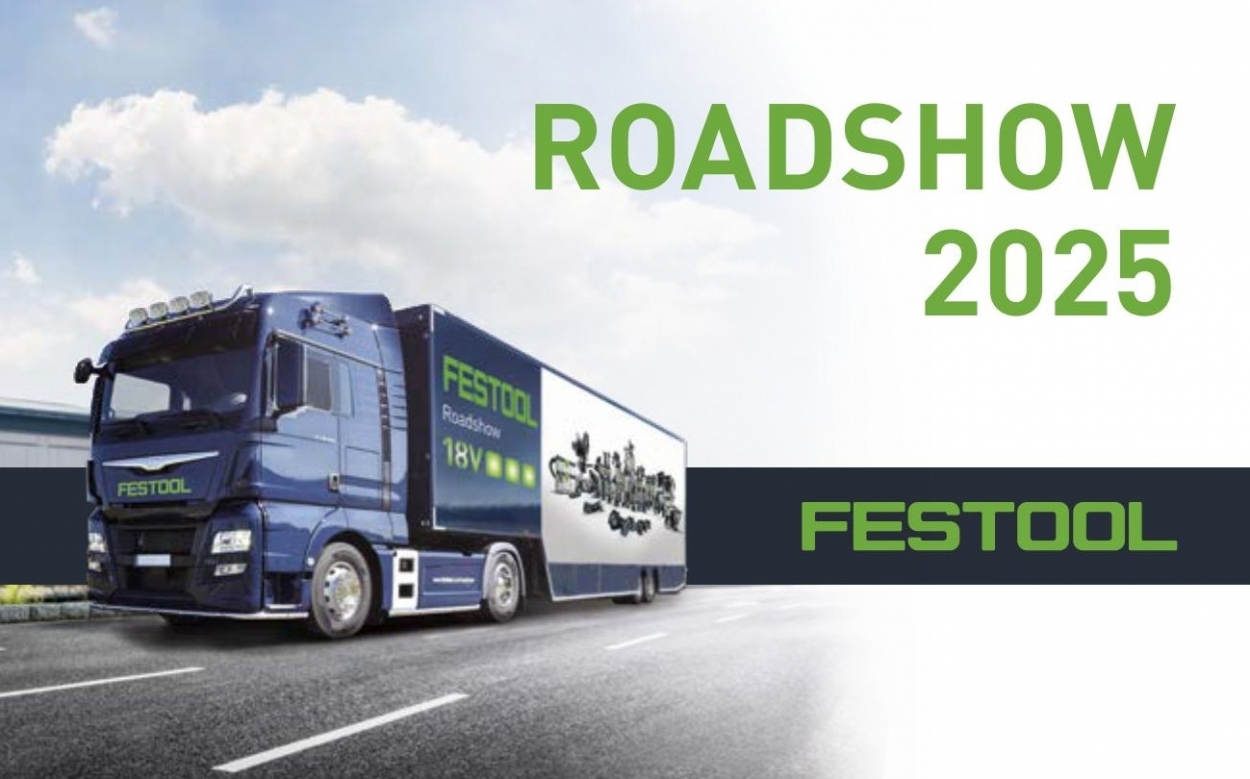 Rusza Festool Roadshow 2025 – warsztaty, nowości i jubileusz marki
